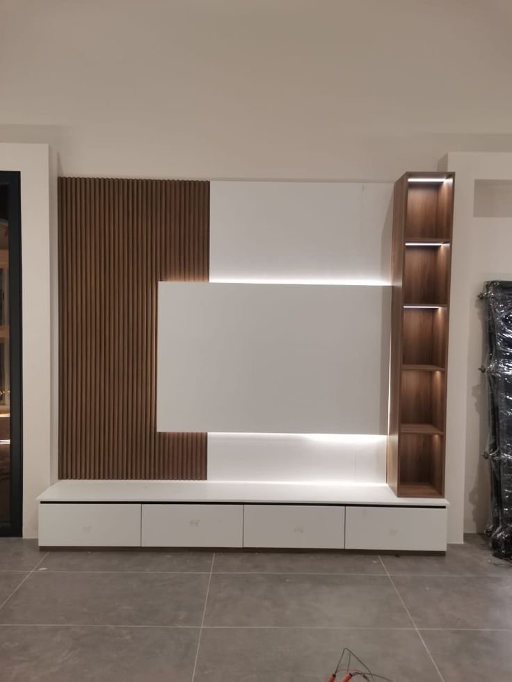 خلفية شاشة بديل خشب فاتح فخم